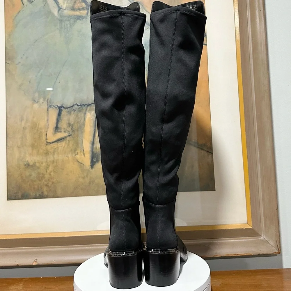 🌸DKNY🌸 Winsloe Platform Over The Knee Boots In Black Size: 5M
